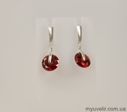 серьги из серебра